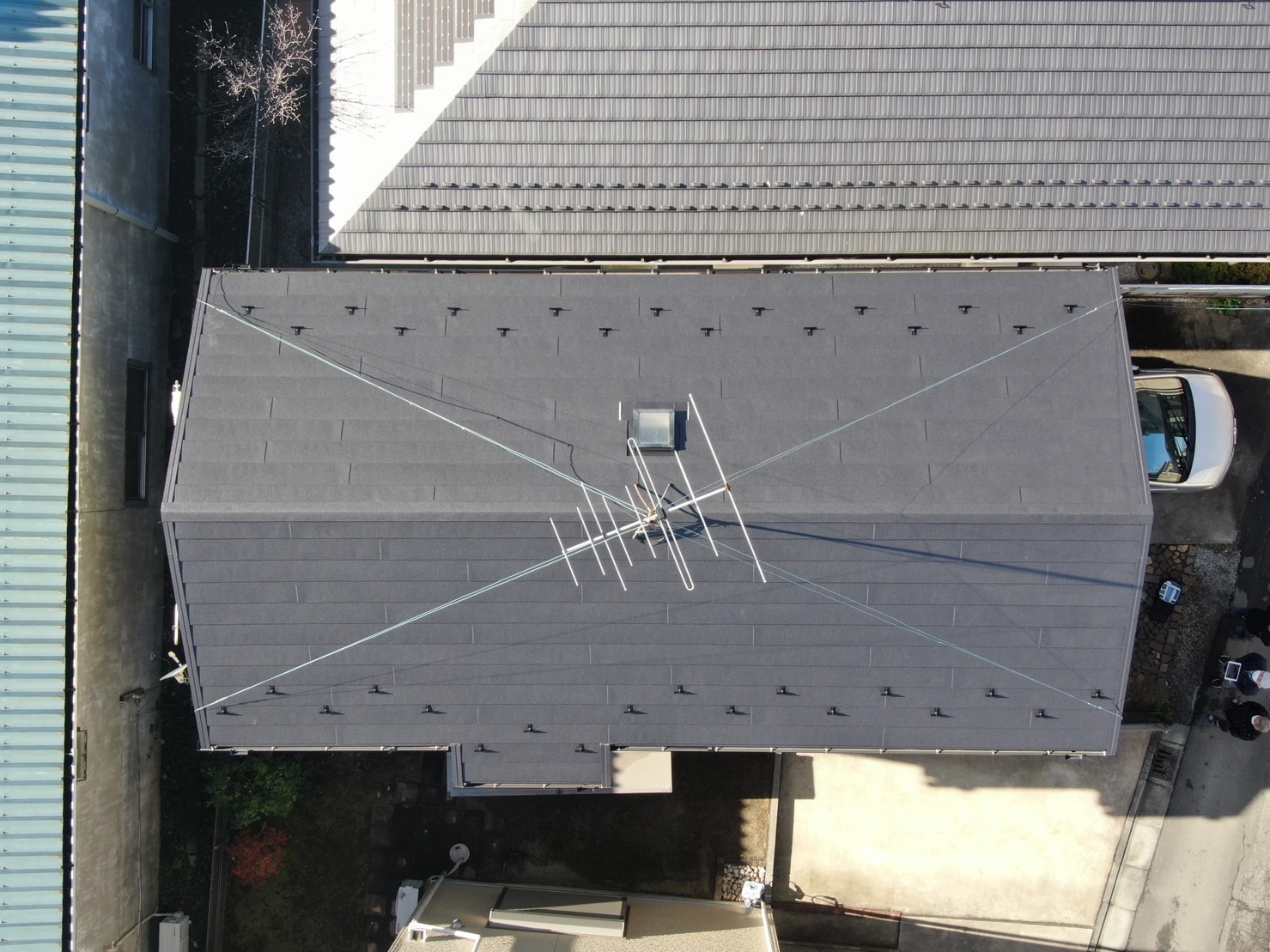 朝霞市　S邸　外壁塗装・屋根上葺き工事
