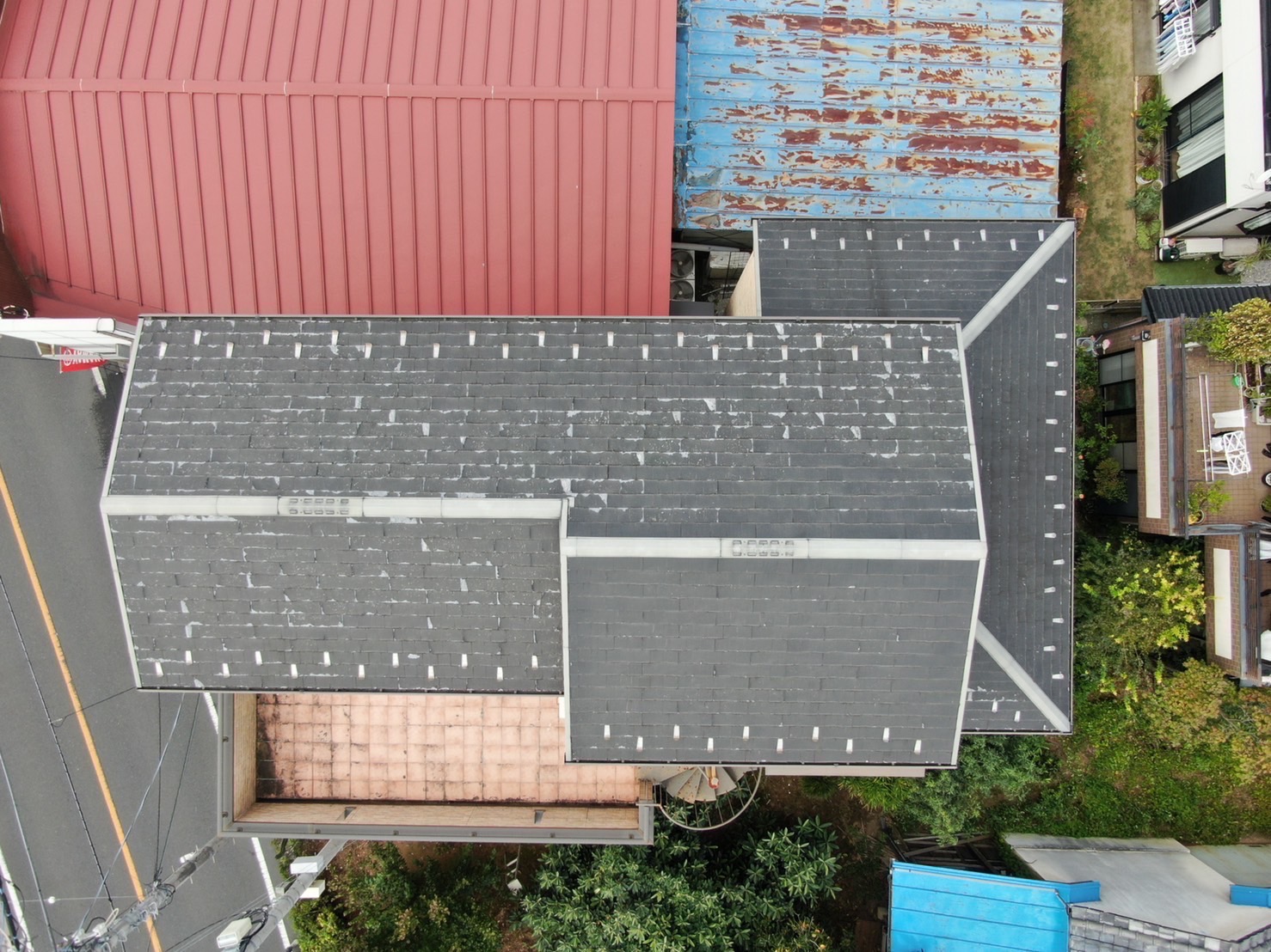 ふじみ野市　M邸　外壁塗装　屋根上葺き工事