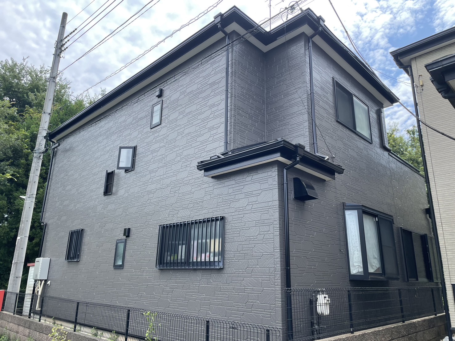 三芳町　K邸　外壁塗装・屋根上葺き工事